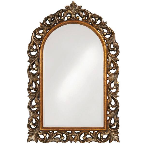 Howard Elliott 47 in. x 30 in. Antique Gold Framed Mirror