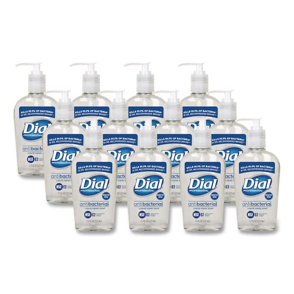 7.5 oz. Light Floral Scent Antibacterial Liquid Hand Soap for Sensitive Skin, Pump (12-Pack)