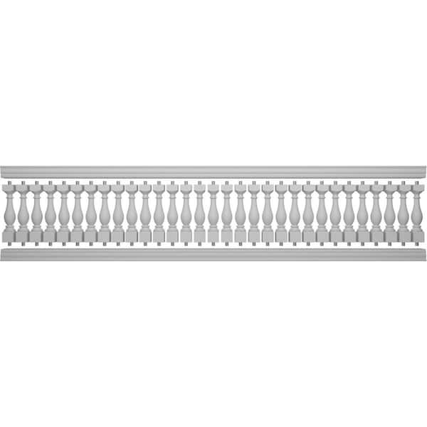 Ekena Millwork Fiberthane Legacy Balustrade 192 in. L x 40 in. H Fiberglass Railing Kit