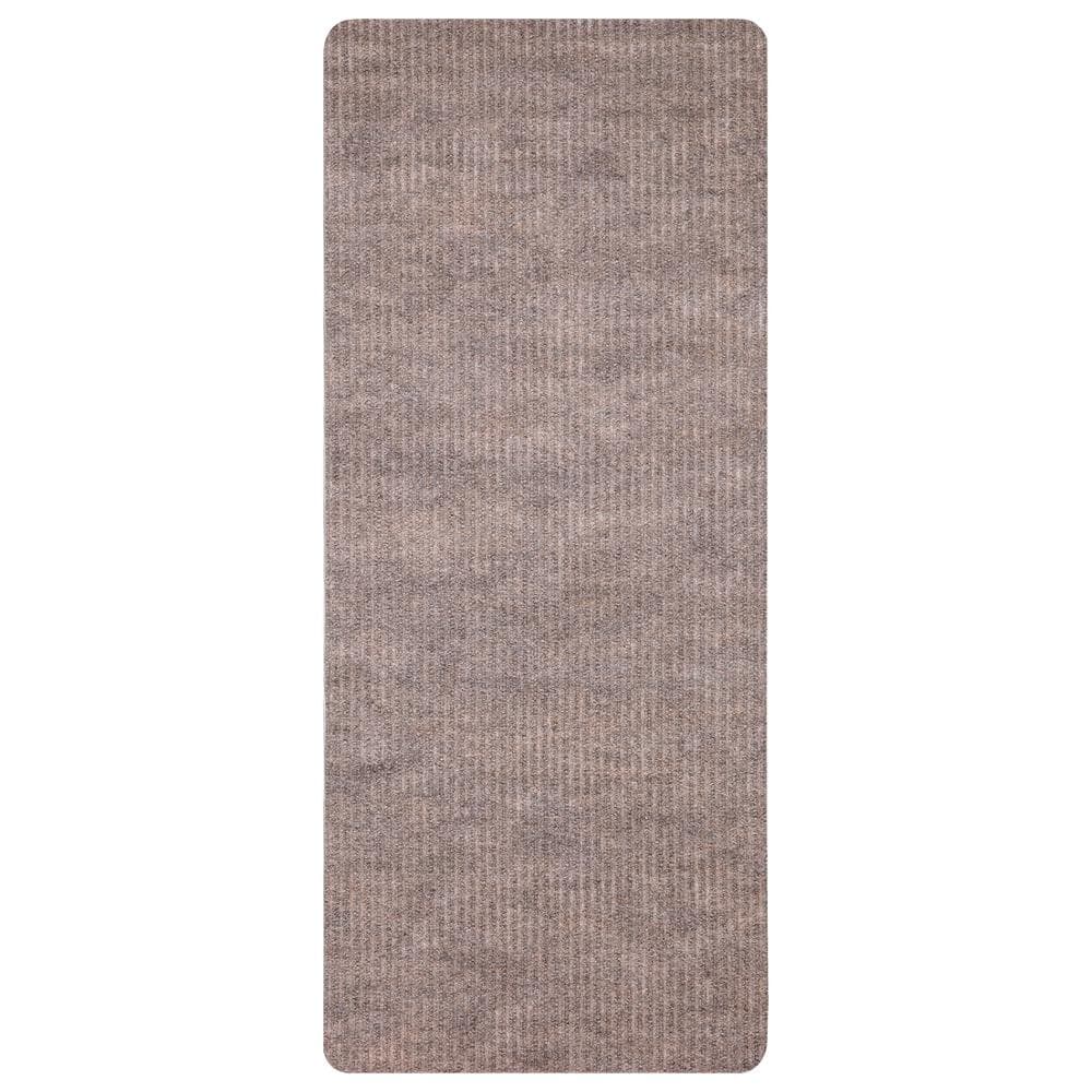 Ottomanson Utility Collection Waterproof Non-Slip Rubberback Solid 2x5 ...