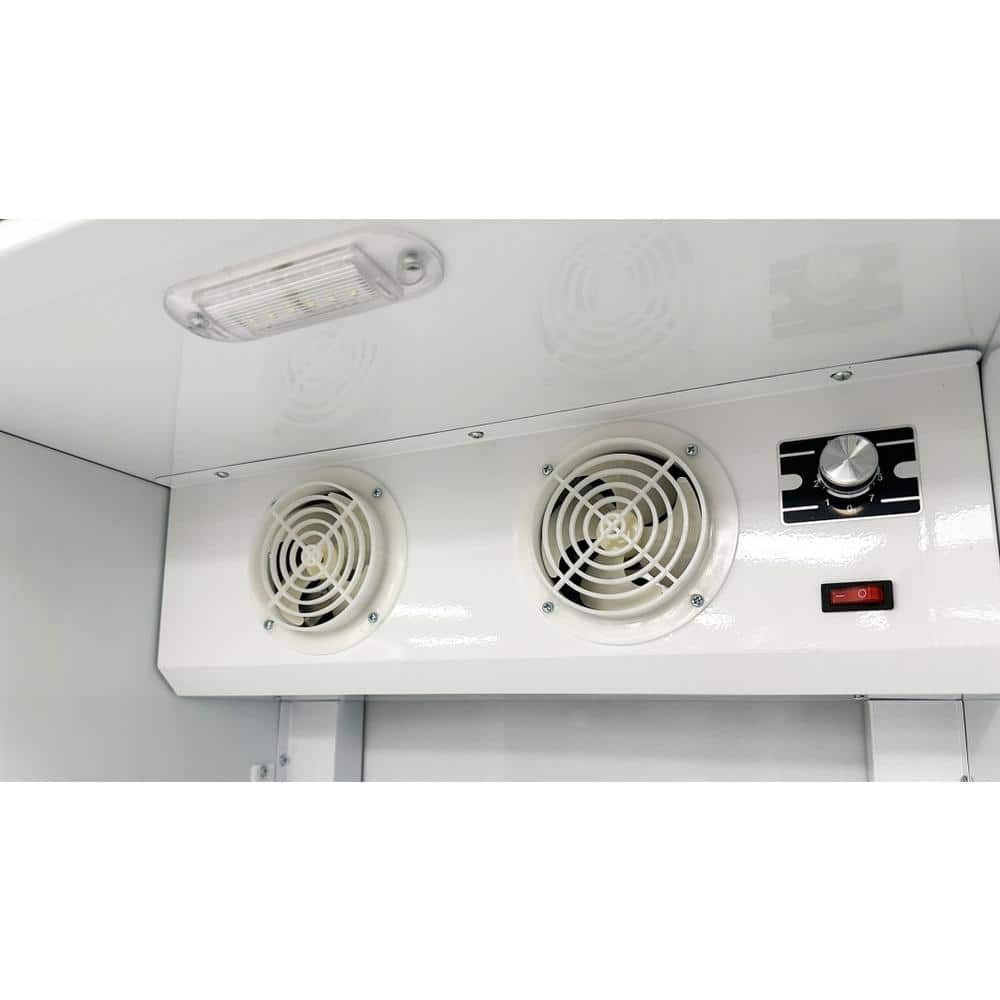 Black Glass Commercial Display Refrigerator with Wire Shelves