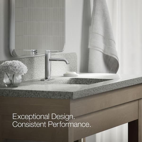KOHLER Ashan Single Hole Single-Handle Bathroom Faucet in Polished