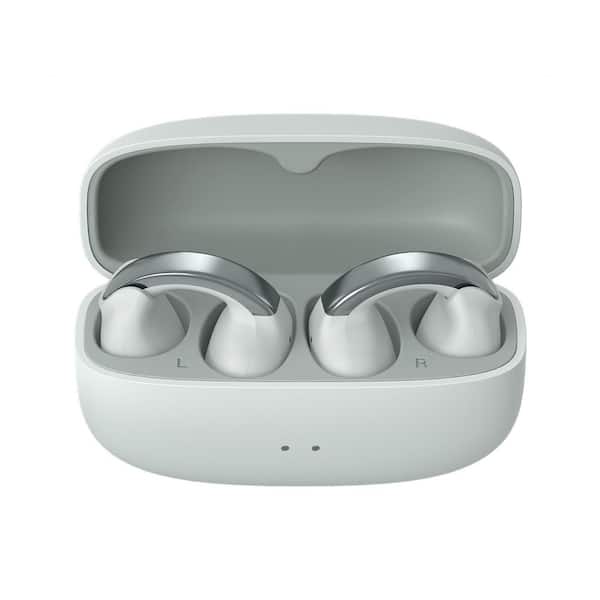 JVC Nearphone Ice Gray Wireless Bluetooth Open-Earcuff Over the