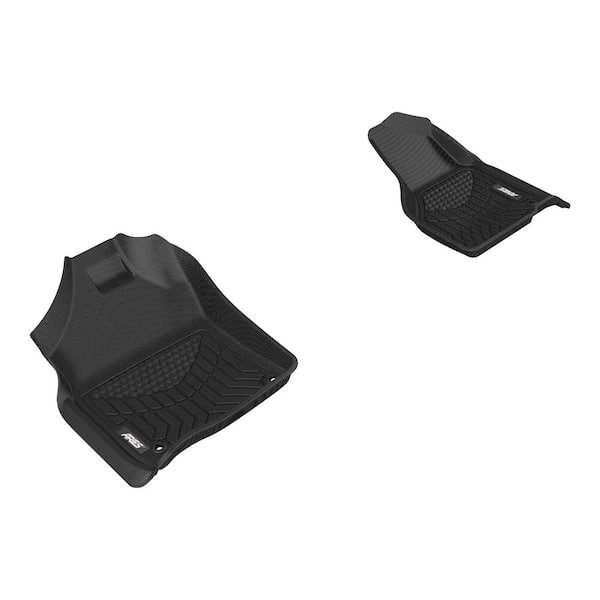 Aries StyleGuard XD Black Heavy Duty Floor Liners, Select Ram 1500, Classic, 2500, 3500 Standard, Extended Cab, 1st Row Only