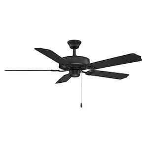 Aire Decor 52 in. Ceiling Fan with Pull Chain in Black