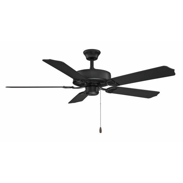 FANIMATION Aire Decor 52 in. Ceiling Fan with Pull Chain in Black