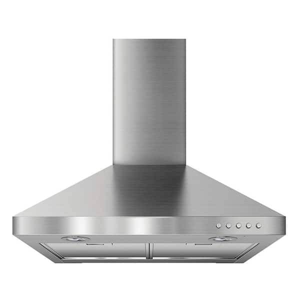 Unbranded 24 in. Convertible Wall Mounted Canopy Range Hood in Stainless Steel