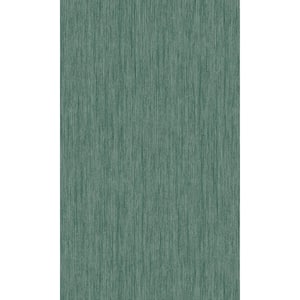 Emerald Plain-Textile Print Non-Woven Non-Pasted Textured Wallpaper 57 sq. ft.