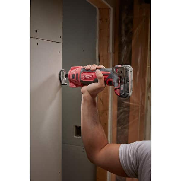 Milwaukee M18 FUEL 18V Lithium-Ion Cordless Brushless Oscillating Multi-Tool  with Drywall Cut Out Tool (2-Tool) 2836-20-2627-20 - The Home Depot