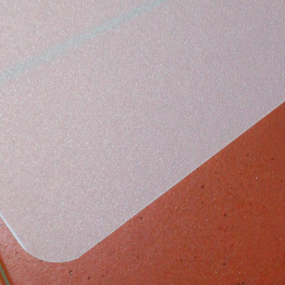Translucent Rectangular Recycled Polypropylene Chair Mat for Hard Floors