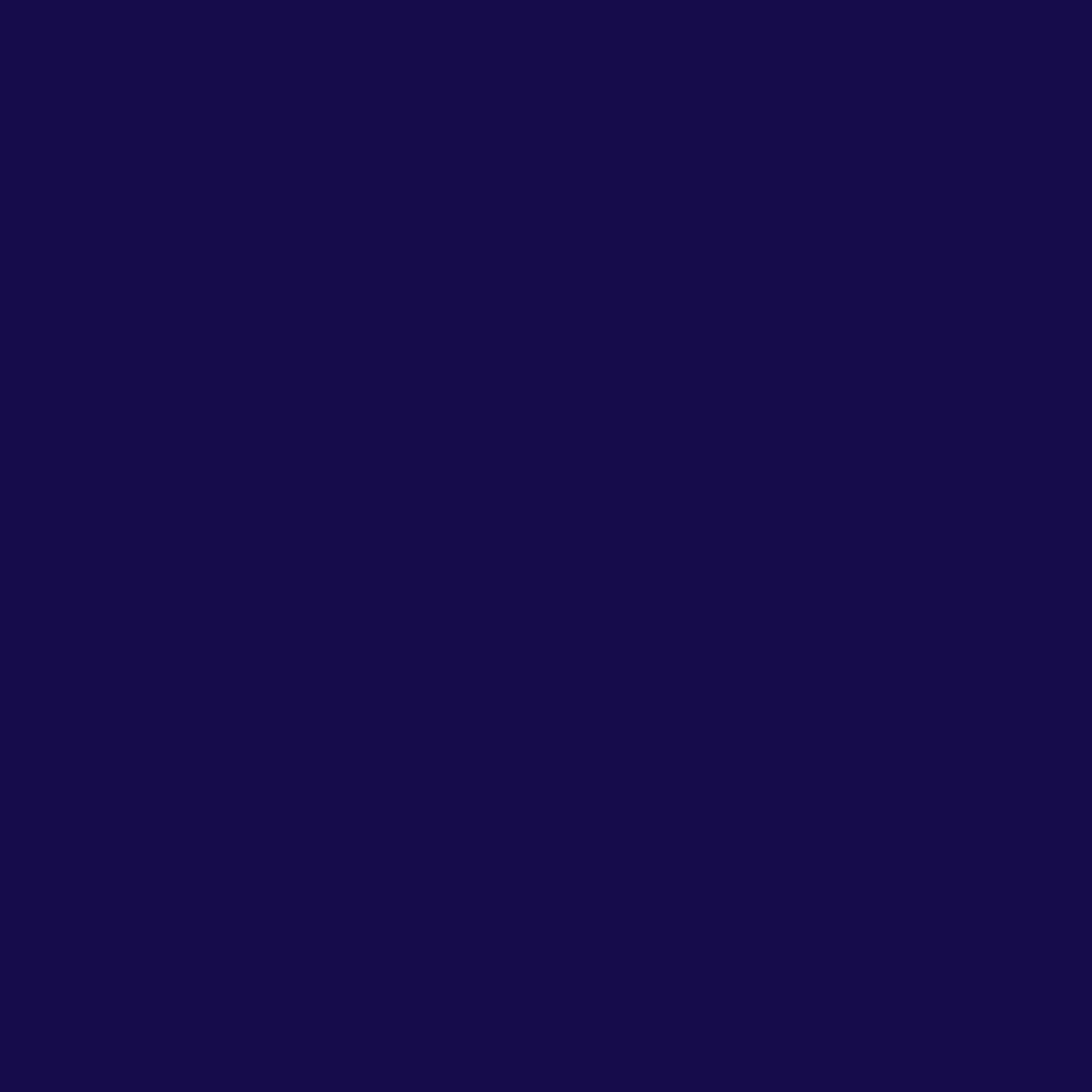 Midnight Navy Polyester Outdoor Bench Cushion with Ties
