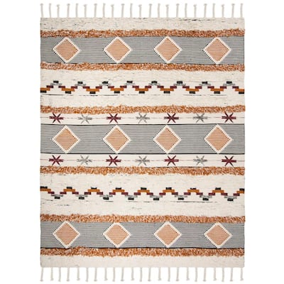 Safavieh Orange Wool Area Rugs Rugs The Home Depot