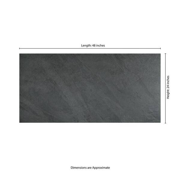 MSI Metallic Steel 24 in. x 48 in. Matte Porcelain Stone Look Floor and  Wall Tile (16 sq. ft./Case) NMETSTE2448 - The Home Depot