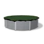 12-Year 21 ft. Round Forest Green Above Ground Winter Pool Cover