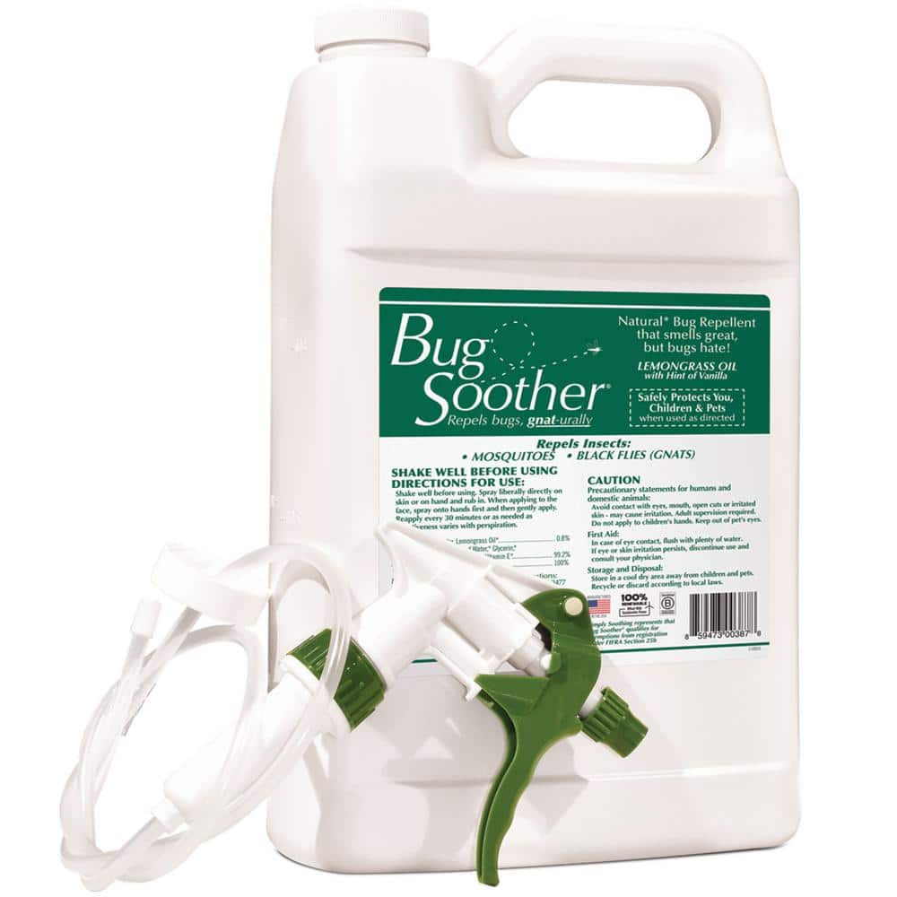 Bug Soother 1 Gal. (128 oz.) Bug Repellent Case with 2 Sprayers (2 ...