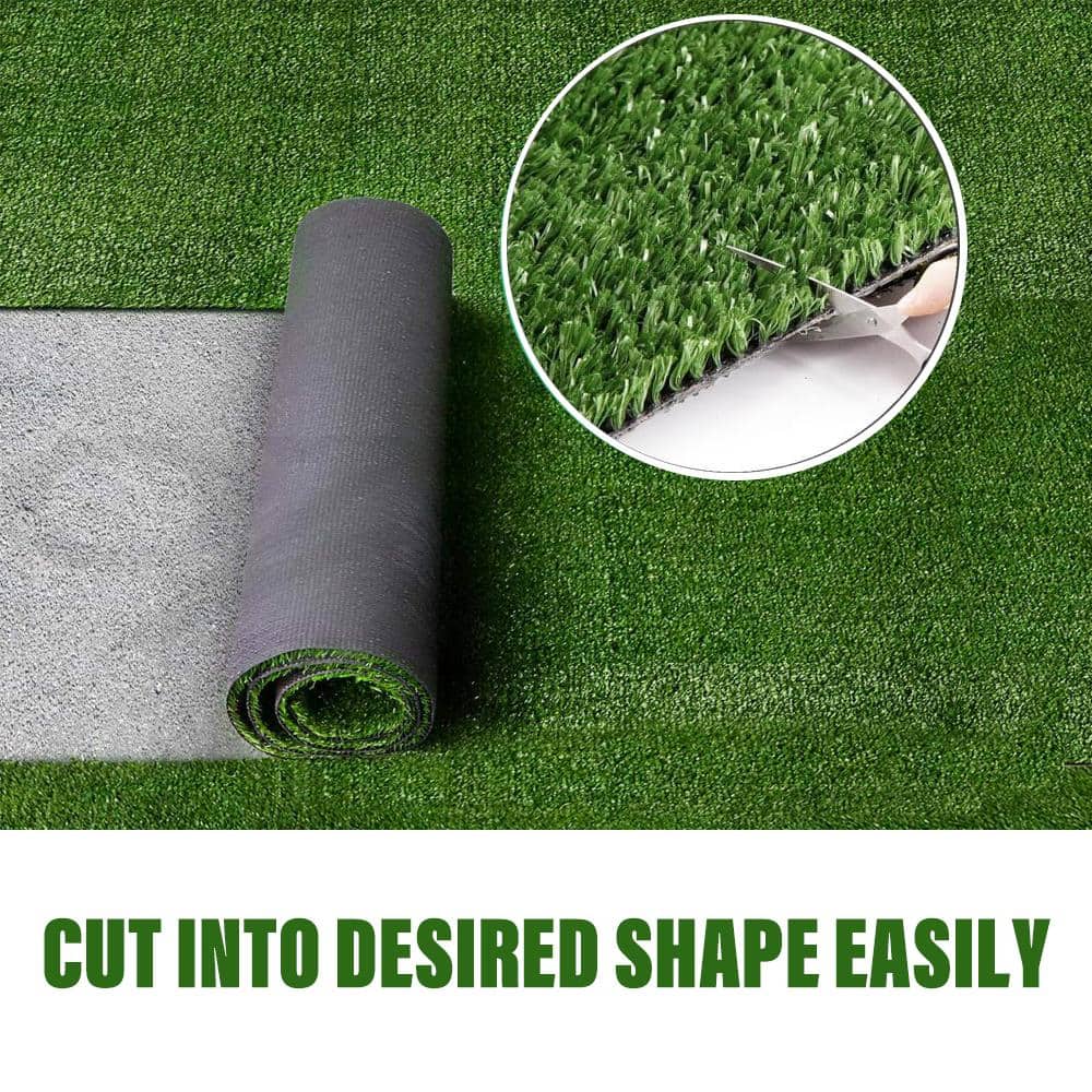 Lita 5ft x 5ft Green Artificial Grass Turf with Polyurethane Backing