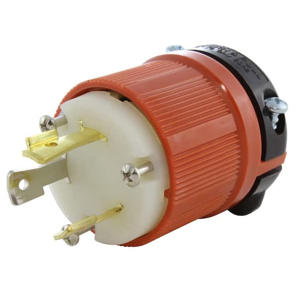 NEMA L7-30P 30A 277V 3-Prong Locking Male Plug with UL, C-UL Approval