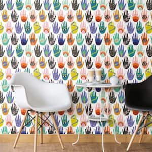 28.29 sq. ft. Hamsa Peel and Stick Wallpaper