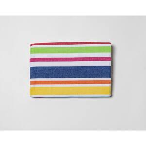 Festival Stripe 52''x70'' 100% Cotton Tablecloth