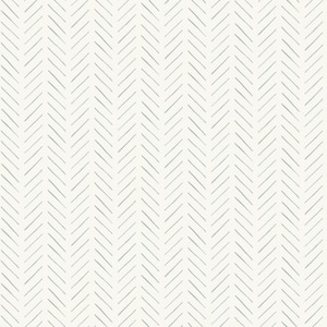 Pick-Up Sticks Grey Paper Peel & Stick Repositionable Wallpaper Roll (Covers 34 Sq. Ft.)