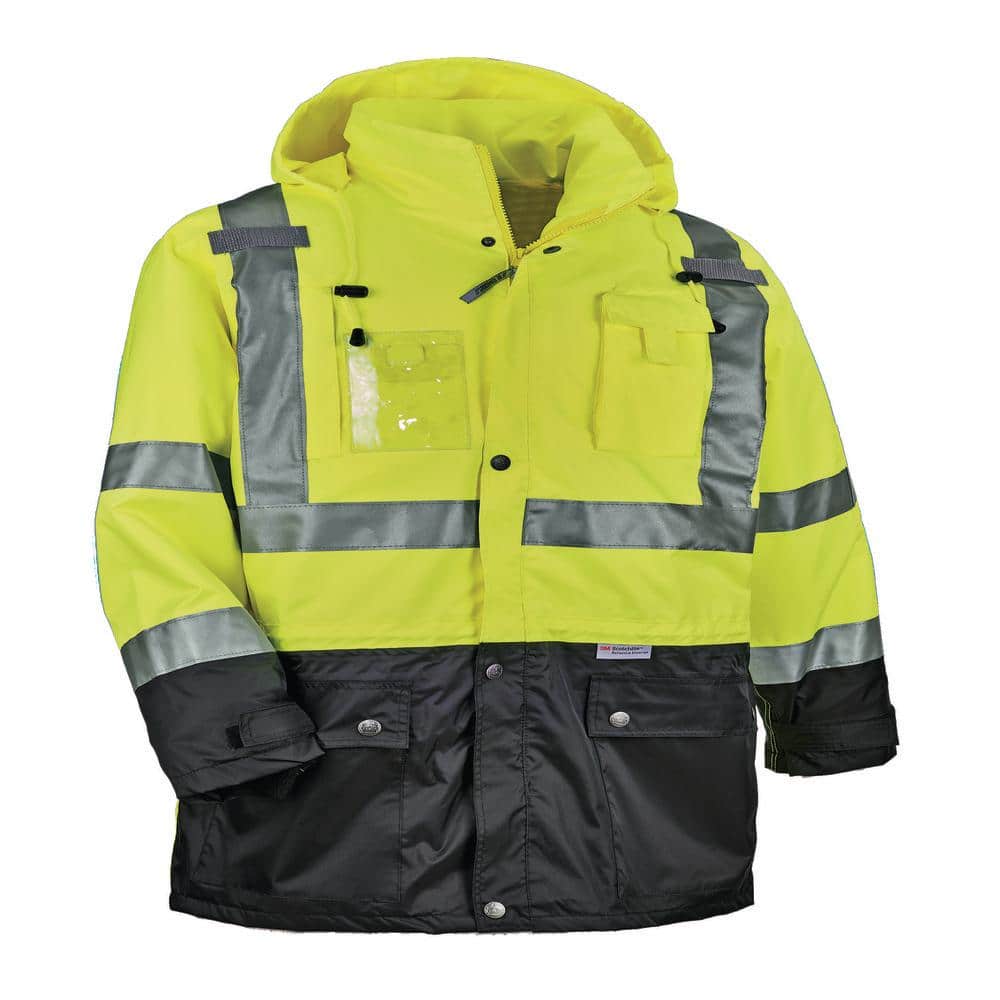 Men's 2X-Large Lime High Visibility Reflective Polyester Outer Shell Jacket price history on PriceWatchPro