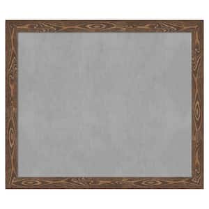 Bridge Brown 54 in. x 46 in. Framed Magnetic Board