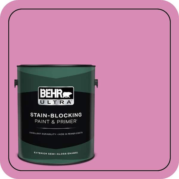 BEHR ULTRA 1 gal. #P120-3 High Maintenance Semi-Gloss Enamel Exterior Paint & Primer