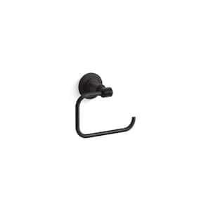 Torrington Wall Mounted Toilet Paper Holder in Matte Black