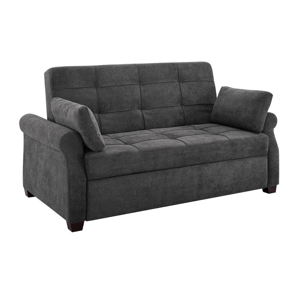 Reviews For Serta Harrington 37 6 In Grey Polyester 2 Seater 