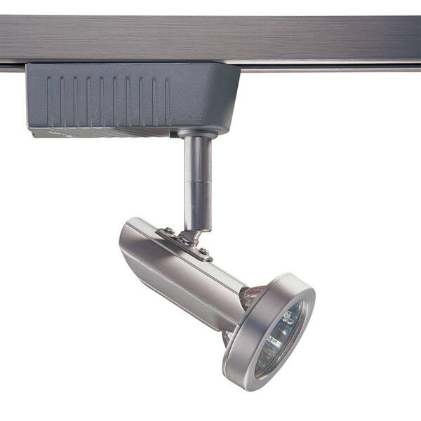 Designers Choice Collection 2201 Series Low-Voltage MR16 Brushed Steel Track Lighting Fixture