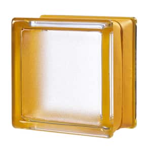 3 in. Thick Series 6 x 6 x 3 in. (6-Pack) Apricot Mist Pattern Glass Block (Actual 5.75 x 5.75 x 3.12 in.)