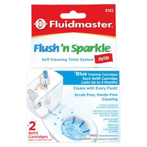 Flush N Sparkle Blue Toilet Cleaning Refills (2-Pack)