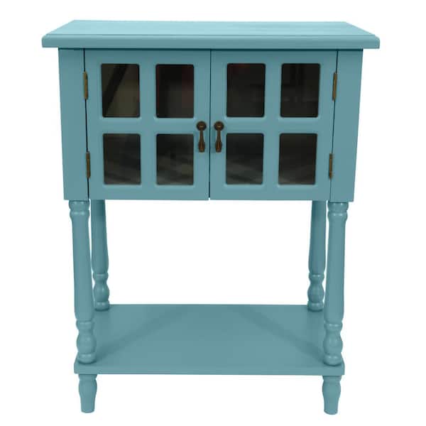 Decor Therapy Nora Robins Egg Blue Door Accent Table