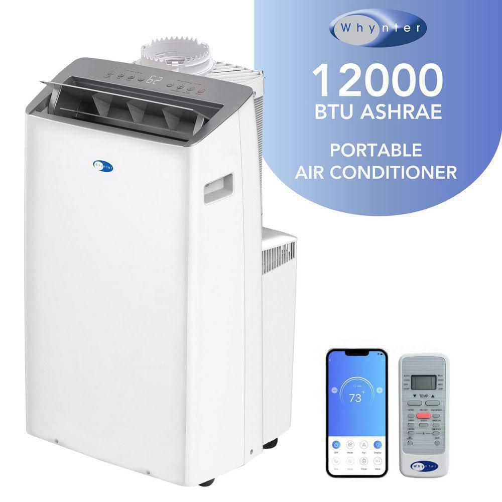 Nex 10,000 (DOE) BTU Inverter Portable Air Conditioner Cools 500 sq. ft. with Dehumidifier, and Wifi Enabled in White price history on PriceWatchPro