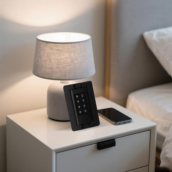 Black Universal 3-Speed Wireless Handheld Ceiling Fan Remote Control