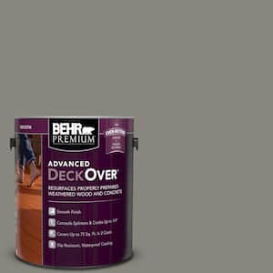 1 gal. #SC-137 Drift Gray Smooth Solid Color Exterior Wood and Concrete Coating