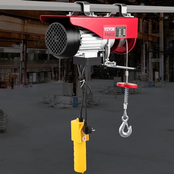 VEVOR Electric Wire Hoist 1320 lbs. Remote Control Winch Overhead