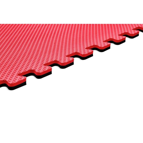 Norsk Gray/Black 24 in. x 24 in. EVA Foam Truly Reversible Interlocking Tile (42-Tile) Norsk Gray/Black 24 in. x 24 in. EVA Foam Truly Reversible Interlocking Tile (42-Tile)
