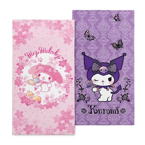 Hello Kitty & Friends Sakura Mm Flirty Kur 2PK Cotton/Polyester Blend Graphic Beach Towel Set