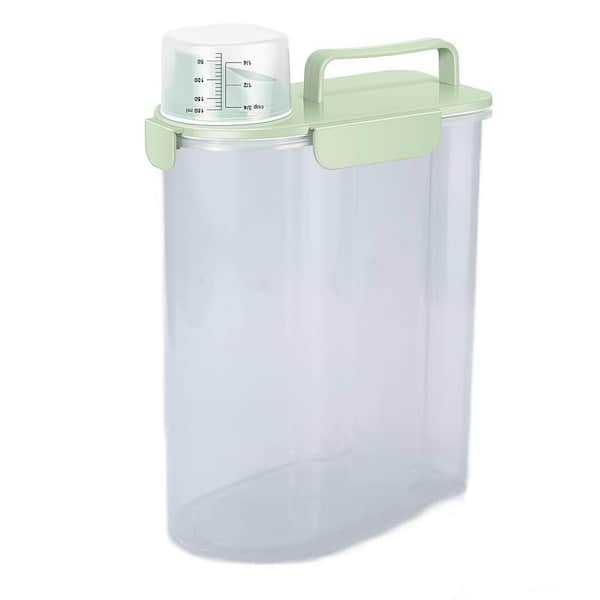 Unbranded 5-7 lbs. Dog Cat Food Storage Container BPA-free with Large Nozzle 4 Snap Seals Easy Clean Carry 1-Pack