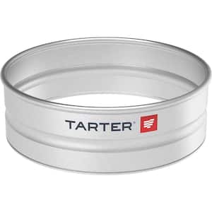 36 in. Galvanized Steel Outdoor Fire Pit with reinforced top ring