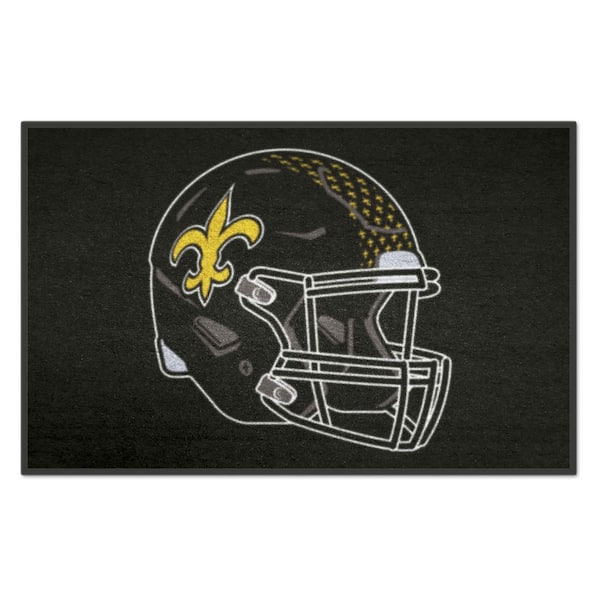 New Orleans Saints Black 2 ft. x 3 ft. Starter Mat Area Rug