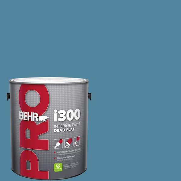 BEHR PRO 1 gal. #S490-5 Jay Bird Dead Flat Interior Paint