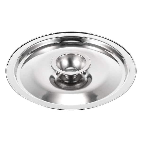 Stainless Steel 14cm Universal Lid with Easy-Grip Handle Multipurpose Pan Cover for Pots and Seasoning Cup