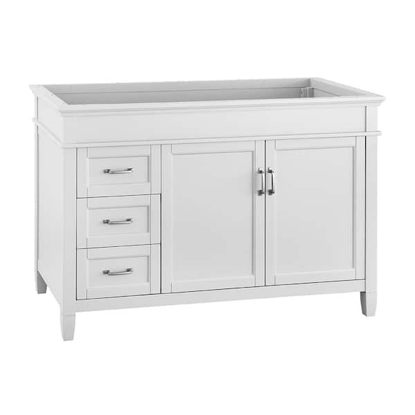 Ashburn 48 in. W x 21.75 in. D Vanity Cabinet in White