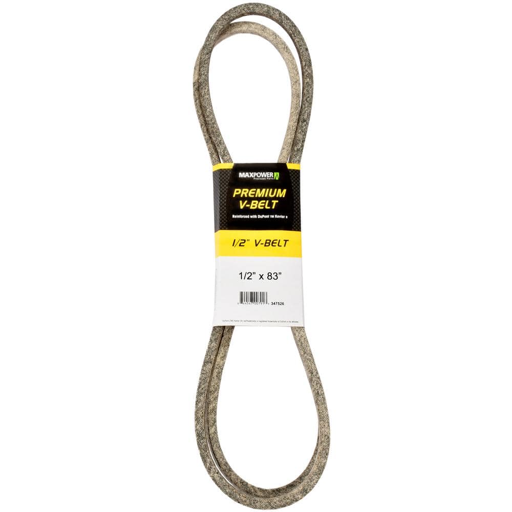 MaxPower 1/2 in. x 83 in. Premium V-Belt 347526 - The Home Depot