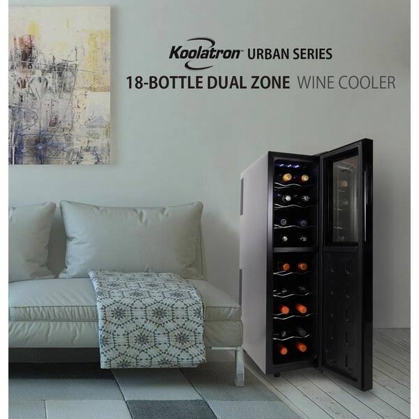 Reviews For Koolatron 18 Bottle Dual Zone Wine Cellar Wc18 The Home Depot Reviews For Koolatron 18 Bottle Dual Zone Wine Cellar Wc18 The Home Depot