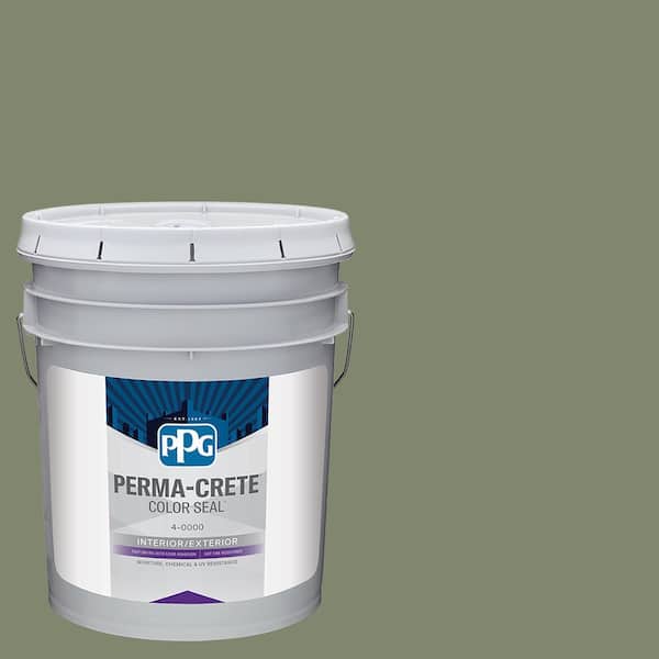 Perma-Crete Color Seal 5 gal. PPG1127-5 Shebang Satin Interior/Exterior Concrete Stain