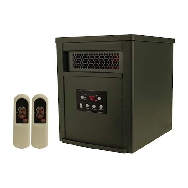 LIFE SMART LifeSmart LifePro 6 Element 1500-Watt Portable Electric Infrared Quartz Space Heater, Indoor