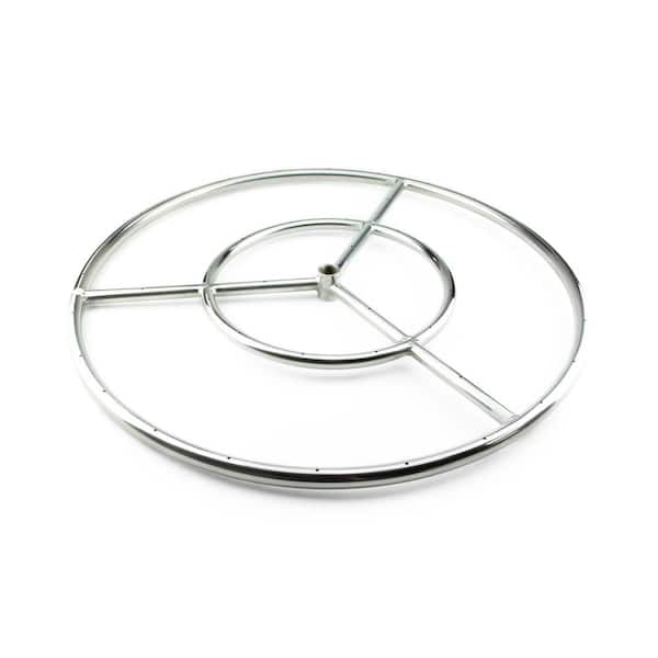 18 in. Stainless Steel Fire Ring Burner